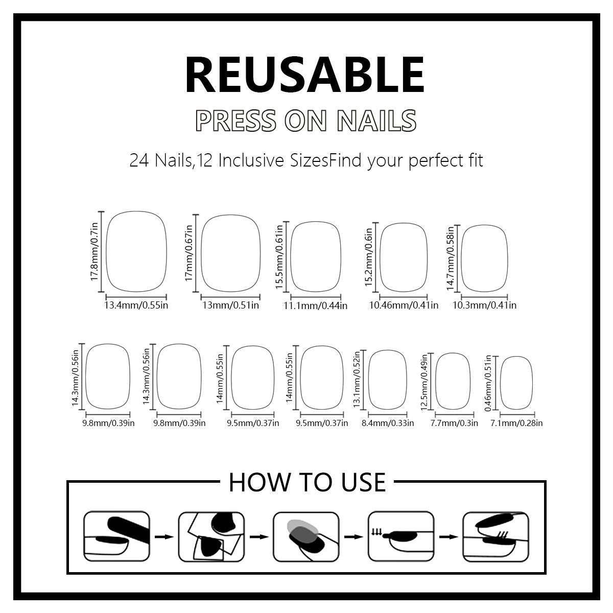 96PCS (4pcs) False Nail Stickers, French Flash Simple and Fashionable Solid Color False Nails for Manicure and Medium and Long Length European and American Flash French Manicure Pink and Sweet Flower Wearing Nails
